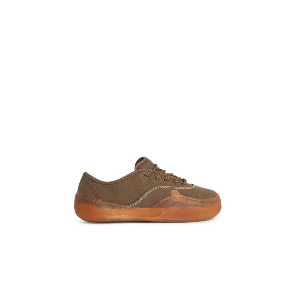 Erl 'Coupes' Mud-Colored Cotton Sneakers Men
